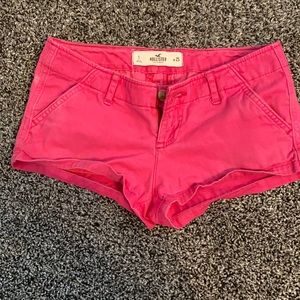 Hollister pink shorts